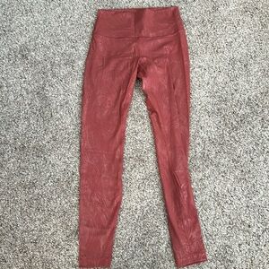 Metallic Pink Lululemon leggings